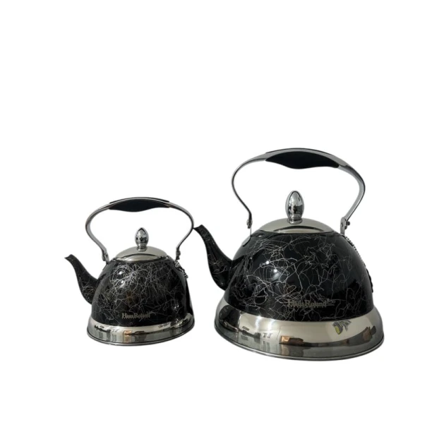 Набор чайников Haus Roland 00612, 2 шт, черный/серый
