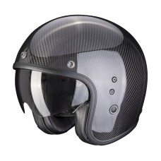 Motosiklet dəbilqəsi Scorpion Belfast Carbon Evo Solid Black, ölçü M, qara