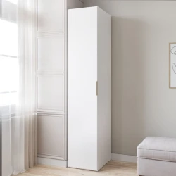 Шкаф Art Mebel 2, 210x40x45 см, ламинат, белый Шкаф Art Mebel 2, 210x40x45 см, ламинат, белый