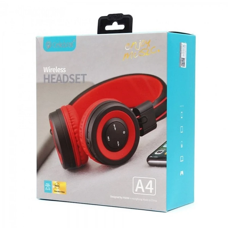 Simsiz qulaqlıq Celebrat A4 Red