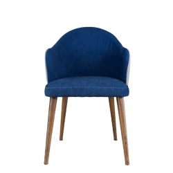 Стул Samwood Sella, бук, синий/серый, 84x54 см Стул Samwood Sella, бук, синий/серый, 84x54 см