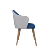 Стул Samwood Sella, бук, синий/серый, 84x54 см