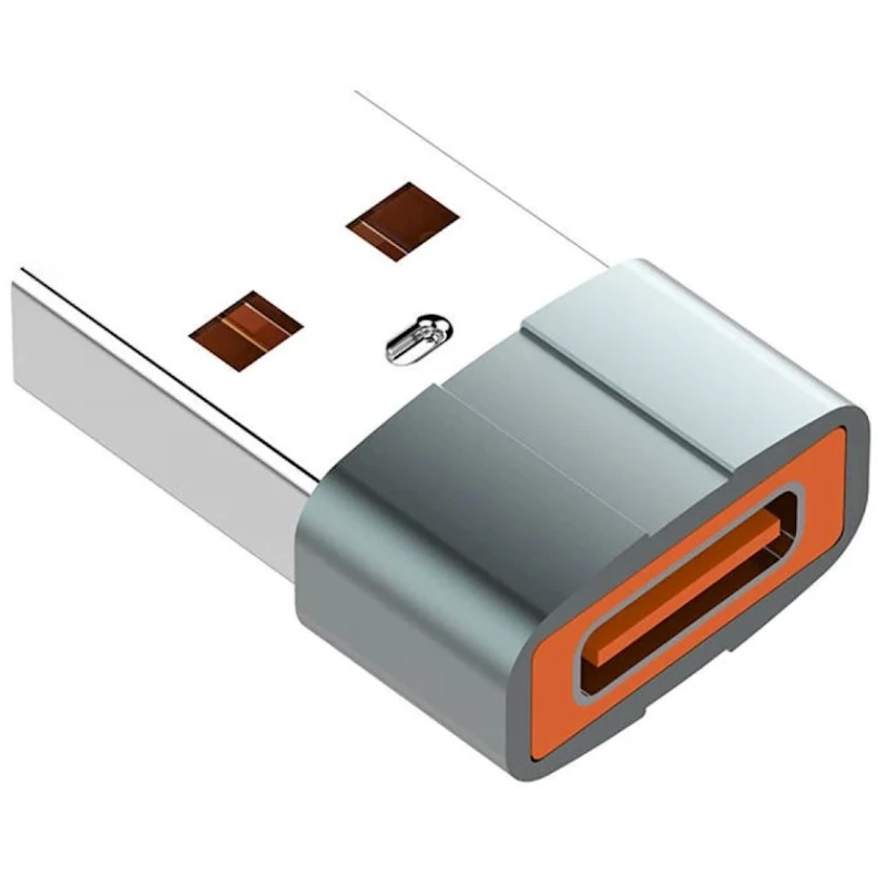 Переходник LDNIO LC150 USB A To Type-C Grey