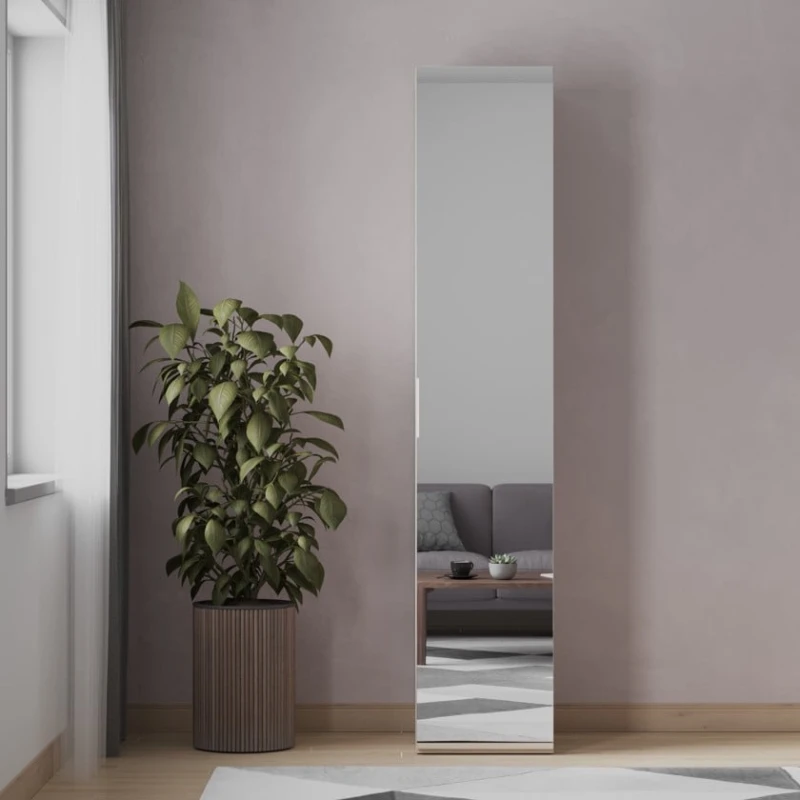 Шкаф Art Mebel 15, 210x50x45 см, ламинат, кремовый Шкаф Art Mebel 15, 210x50x45 см, ламинат, кремовый