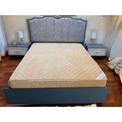 Наматрасник защитный Luxe Cotton Lu-xe-000698, 100x200 см, односпальный, велюр, желтый