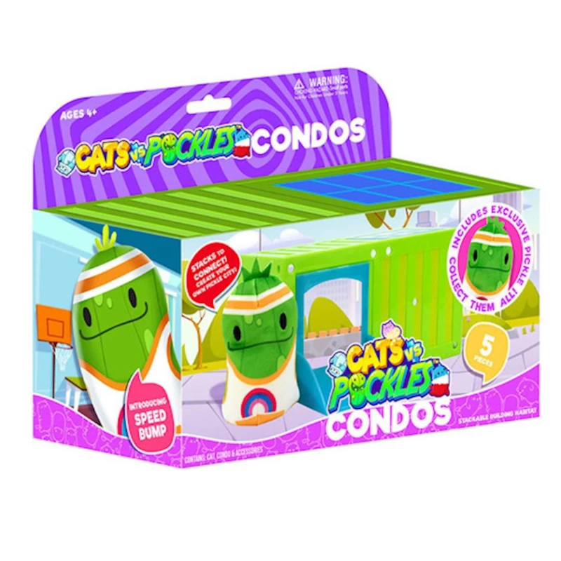 Игровой набор Cepia Cats Vs Pickles Condos Speed Bump, 4+ лет, разноцветный Игровой набор Cepia Cats Vs Pickles Condos Speed Bump, 4+ лет, разноцветный
