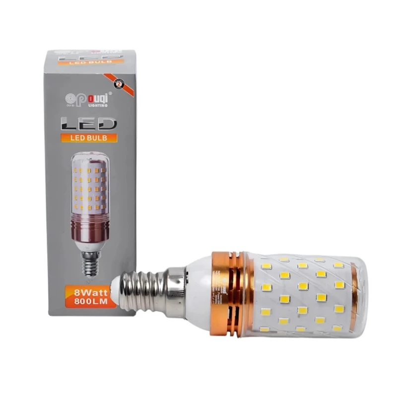 İşıqdiodlu lampa OUQI OQ-GT08, E14, 8 Vt, 800 lm, 6500 K