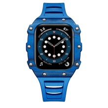 Qayış və çexol Greatcase SW633 Apple Watch 45mm üçün Blue