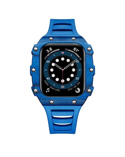 Qayış və çexol Greatcase SW633 Apple Watch 45mm üçün Blue