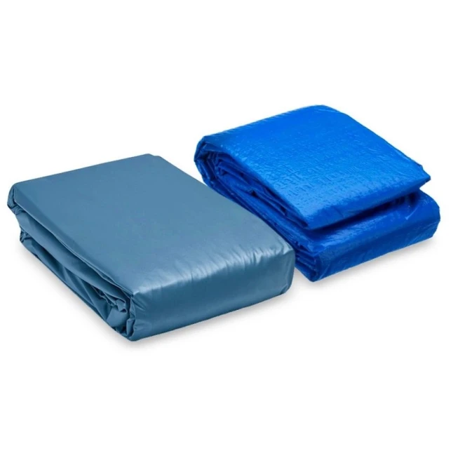 Каркасный бассейн İntex Rectangular Frame H26792NP, серый, 488x244x107 см, 10874 л Каркасный бассейн İntex Rectangular Frame H26792NP, серый, 488x244x107 см, 10874 л