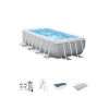 Каркасный бассейн İntex Rectangular Frame H26792NP, серый, 488x244x107 см, 10874 л Каркасный бассейн İntex Rectangular Frame H26792NP, серый, 488x244x107 см, 10874 л