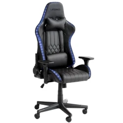 Игровое кресло JYSK Ranum со светодиодной подсветкой, Черный