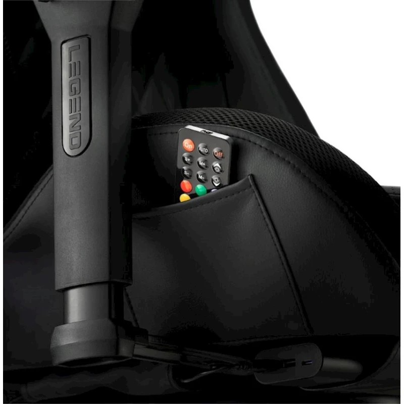 Игровое кресло JYSK Ranum со светодиодной подсветкой, Черный