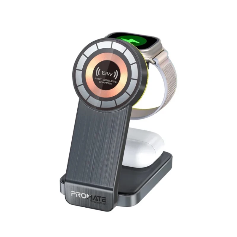 Беспроводное зарядное устройство Promate Transfold Black Беспроводное зарядное устройство Promate Transfold Black