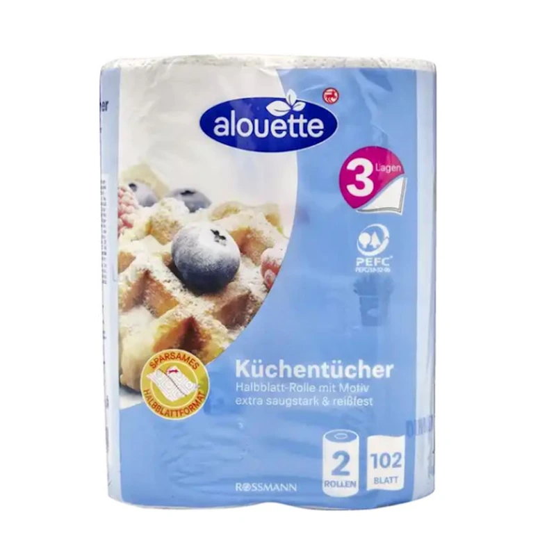 Набор бумажных полотенец Alouette, 2 рулона Набор бумажных полотенец Alouette, 2 рулона