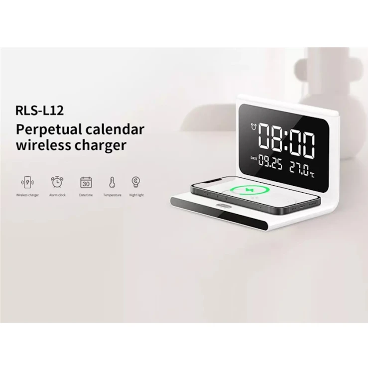 Беспроводное зарядное устройство Recci RLS-L12 Calender White Беспроводное зарядное устройство Recci RLS-L12 Calender White