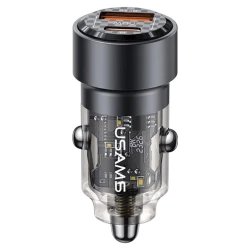 Автомобильное зарядное устройство Usams US-CC208 Black