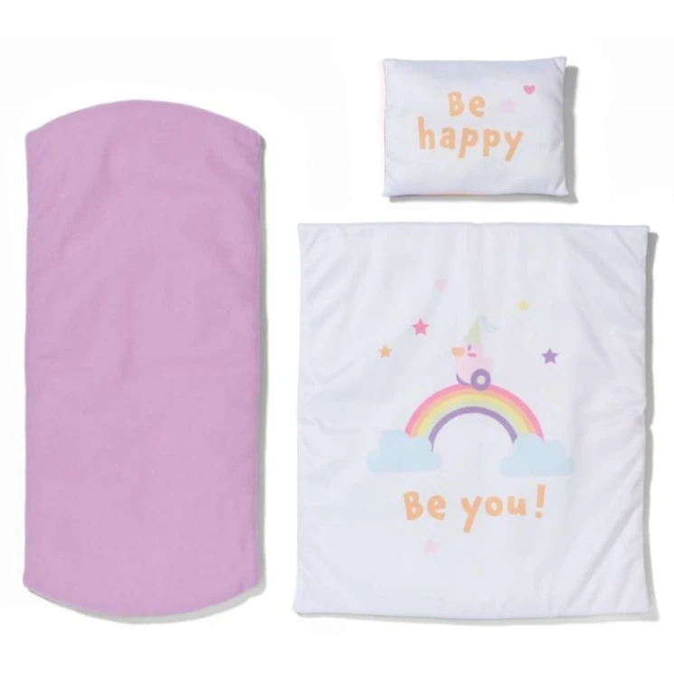 Кроватка для пупсов Zapf Creation Baby Born Rainbow, белая/фиолетовая, 3+ лет