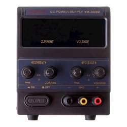 Источник бесперебойного питания UPS Yaxun YX-305D, 5А, 30В, черный