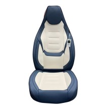 Oturacaq üçün çexol koja model, ağ/göy (avto333) - avto859