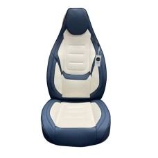 Oturacaq üçün çexol koja model, ağ/göy (avto333) - avto859