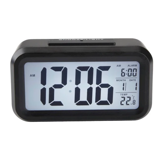 Saat-zəngli saat JYSK Sven, 5х8х14 sm, qara Saat-zəngli saat JYSK Sven, 5х8х14 sm, qara