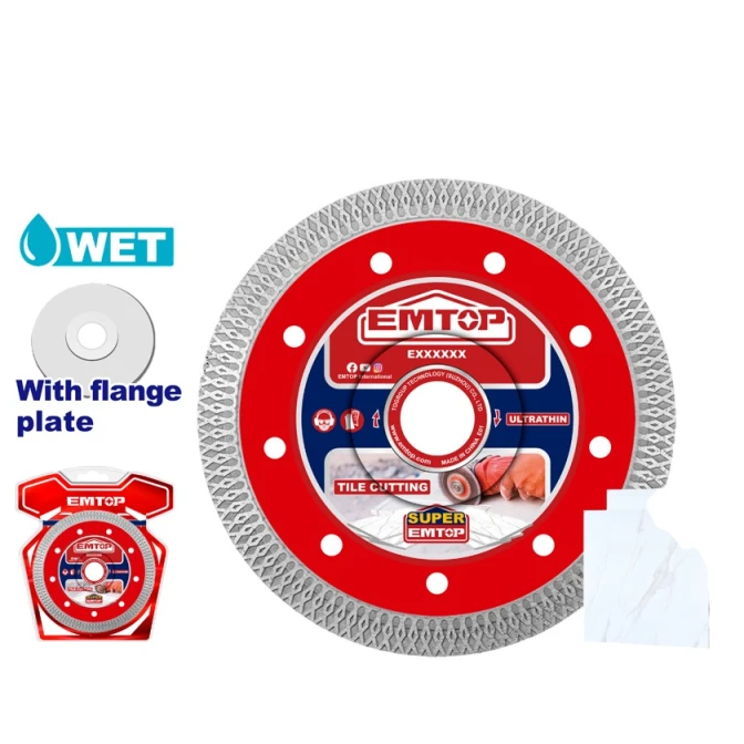 Диск отрезной алмазный Emtop EDDCH81801, 180x10x22.2 мм