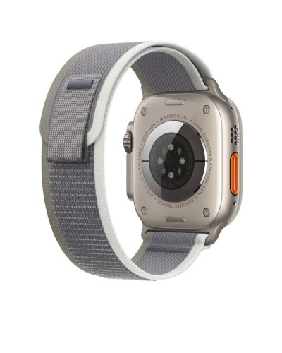 Qayış Apple 49mm Green/Gray Trail Loop - S/M (MT5Y3ZM/A)
