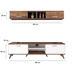 Тумба под ТВ Ev Plus ev_12116273, ЛДСП, 180x55x30 см