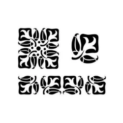 Трафарет Невская палитра Сонет Тюльпаны, пластиковый, 22х31 см