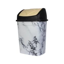 Мусорное ведро SP_6293, 30x22x33 см, белый/черный Мусорное ведро SP_6293, 30x22x33 см, белый/черный