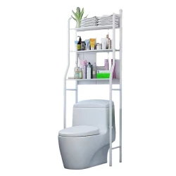Напольная полка-стеллаж над унитазом TM-012 3 Tier Toilet Rack Напольная полка-стеллаж над унитазом TM-012 3 Tier Toilet Rack