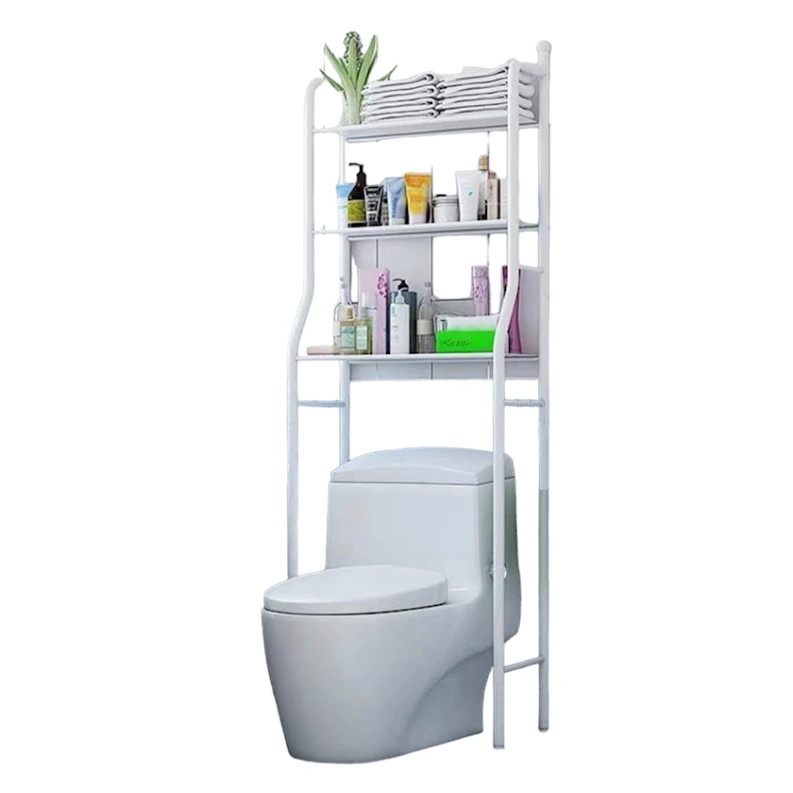 Напольная полка-стеллаж над унитазом TM-012 3 Tier Toilet Rack Напольная полка-стеллаж над унитазом TM-012 3 Tier Toilet Rack
