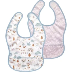 Набор слюнявчиков Babydream, водонепроницаемый, полиэстер, 2 шт, товар в ассортименте Набор слюнявчиков Babydream, водонепроницаемый, полиэстер, 2 шт, товар в ассортименте