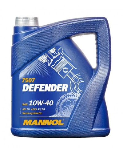 Yarısintetik motor yağı Mannol Defender 7507, 4 L