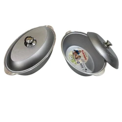 Сотейник Kurmara SF-518, 5.5 л, с толстой крышкой, серебристый