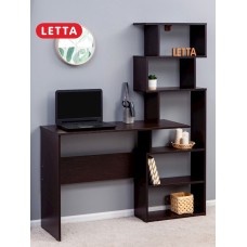 Kompüter masası Letta LDSP, qəhvəyi, 75х40х131 sm