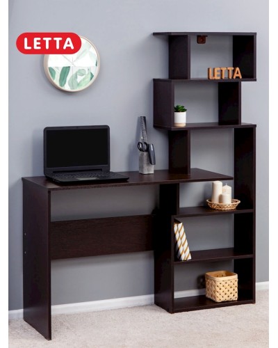 Kompüter masası Letta LDSP, qəhvəyi, 75х40х131 sm