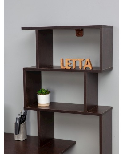 Kompüter masası Letta LDSP, qəhvəyi, 75х40х131 sm
