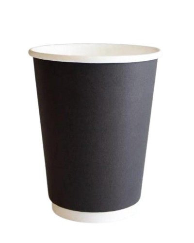 Birdəfəlik stəkan dəsti Loyal_2156495582, karton, qara, 360 ml, 1000 əd