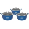 Набор кастрюль Winning Star ST-5211, синий, 3 предмета Набор кастрюль Winning Star ST-5211, синий, 3 предмета