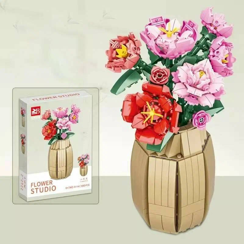 Конструктор 9114a flower leqo