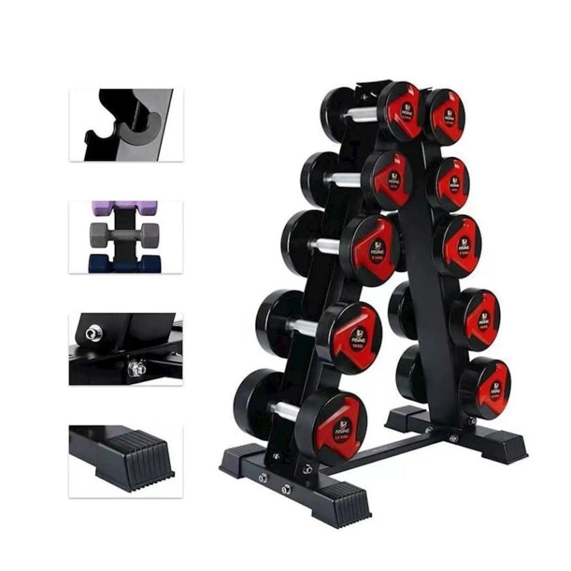 Стойка для гантелей Fitness 323a_397270380, черная Стойка для гантелей Fitness 323a_397270380, черная