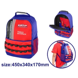 Сумка для инструментов Emtop ETBG58185, полиэстер, 34x17x45 см Сумка для инструментов Emtop ETBG58185, полиэстер, 34x17x45 см