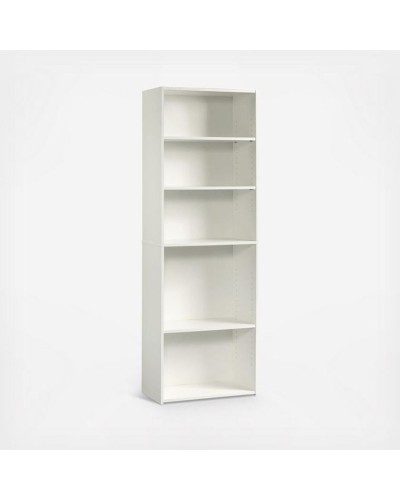 Kitablar üçün şkaf Zula 12115586, LDSP, ağ, 180.8x62.4x29.2 sm