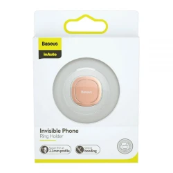 Кольцо-держатель для телефона Baseus Invisible Phone Ring, Розовый
