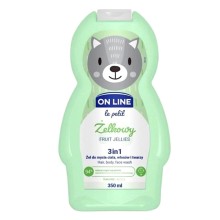 Çimmək üçün şampun-gel On Line Le Petit 3-1-də Fruit Jellies 350 ml