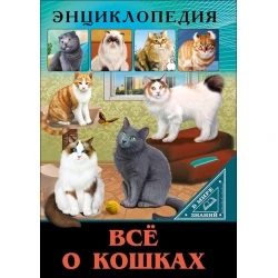 Книга В мире знаний.Все о кошках-Бурак Е.С.