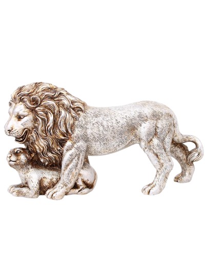 Dekorativ heykəlcik Fashion My Day Lion, qatran