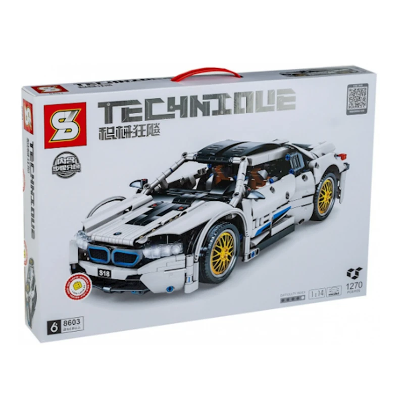 Блочный конструктор SY 8603 BMW, 1270 элементов